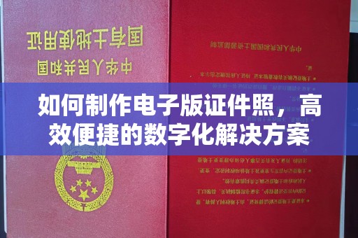 全国如何制作电子版证件照，高效便捷的数字化解决方案