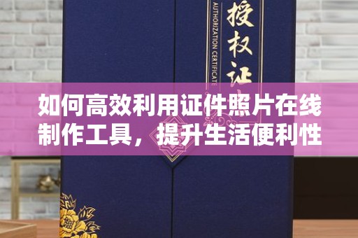 全国如何高效利用证件照片在线制作工具，提升生活便利性