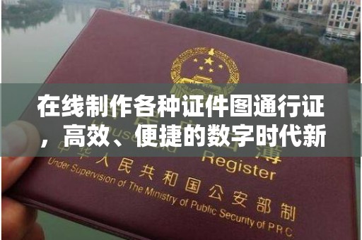 全国在线制作各种证件图通行证，高效、便捷的数字时代新选择